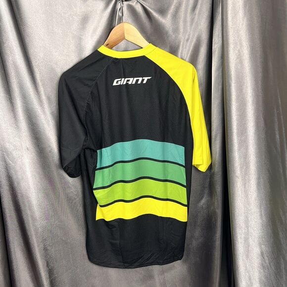 Giant Bicycles MTB Specific Short Sleeve Jersey Size M / L Green Transfer Series - Picture 13 of 15